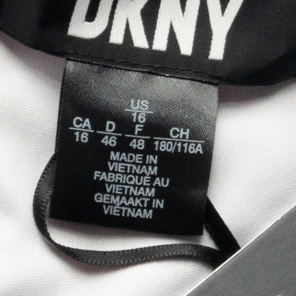 DKNY - Flutter Sleeve V-Neck Floral Chiffon Dress - Picture 10 of 10